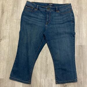 Chaps Capri Pants 12P Denim Jeans Petite